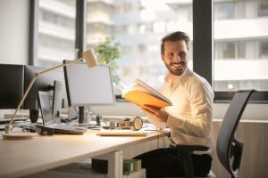 man in the office